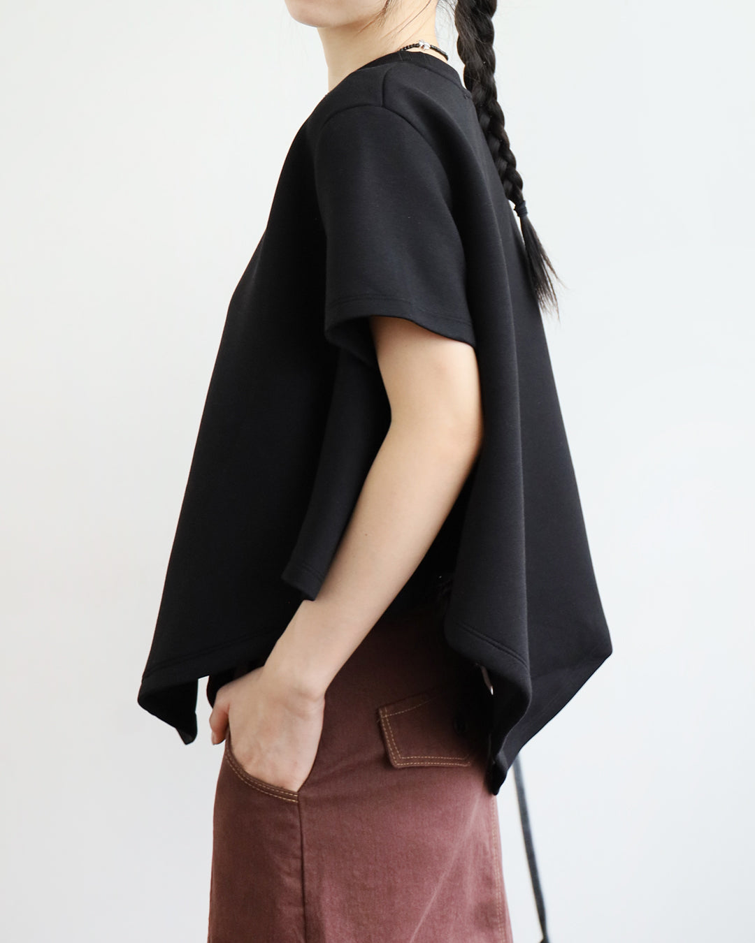 Asymmetric Draped Top (2 Colors)