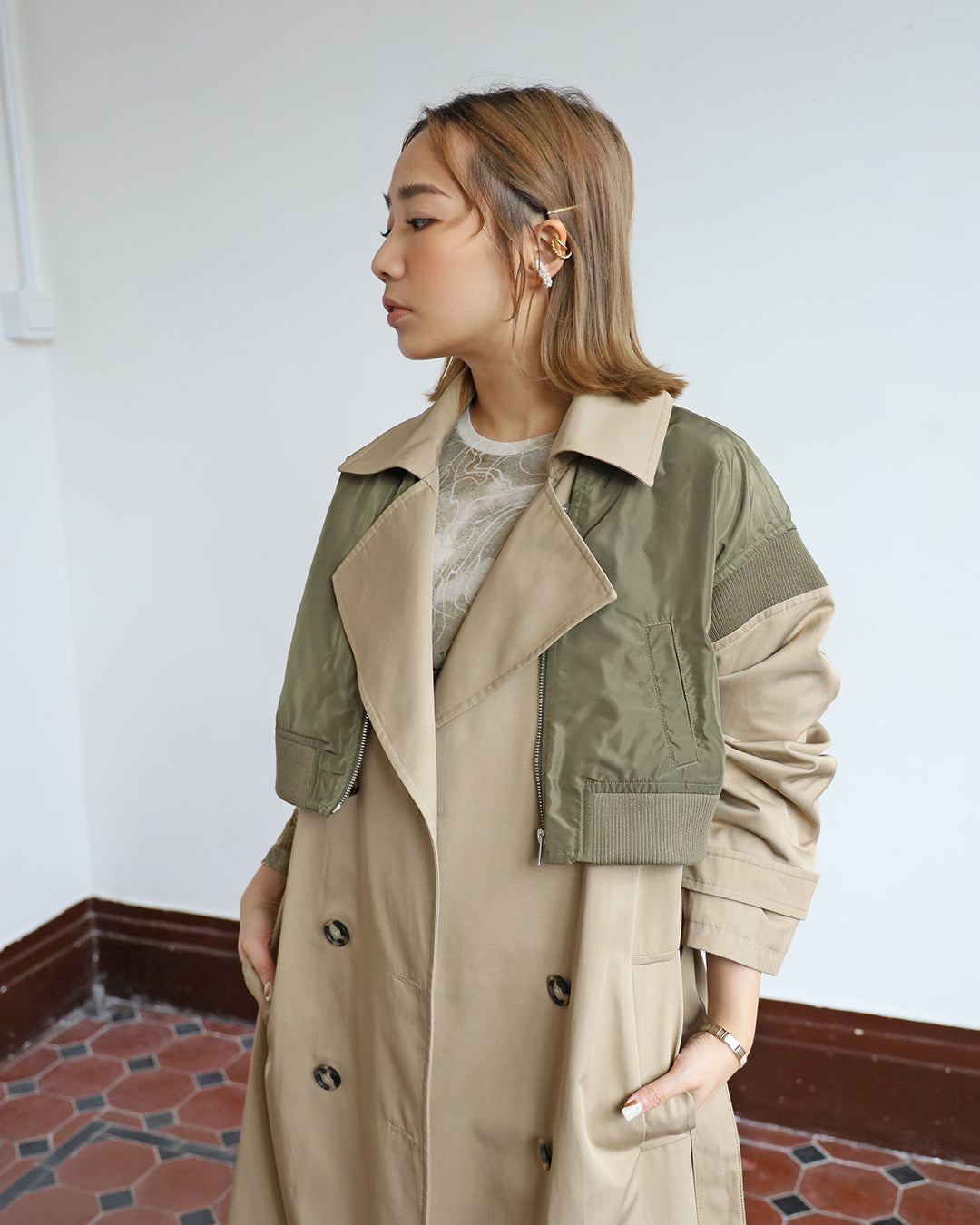 2 in 1 Trench Coat – Lazynoon