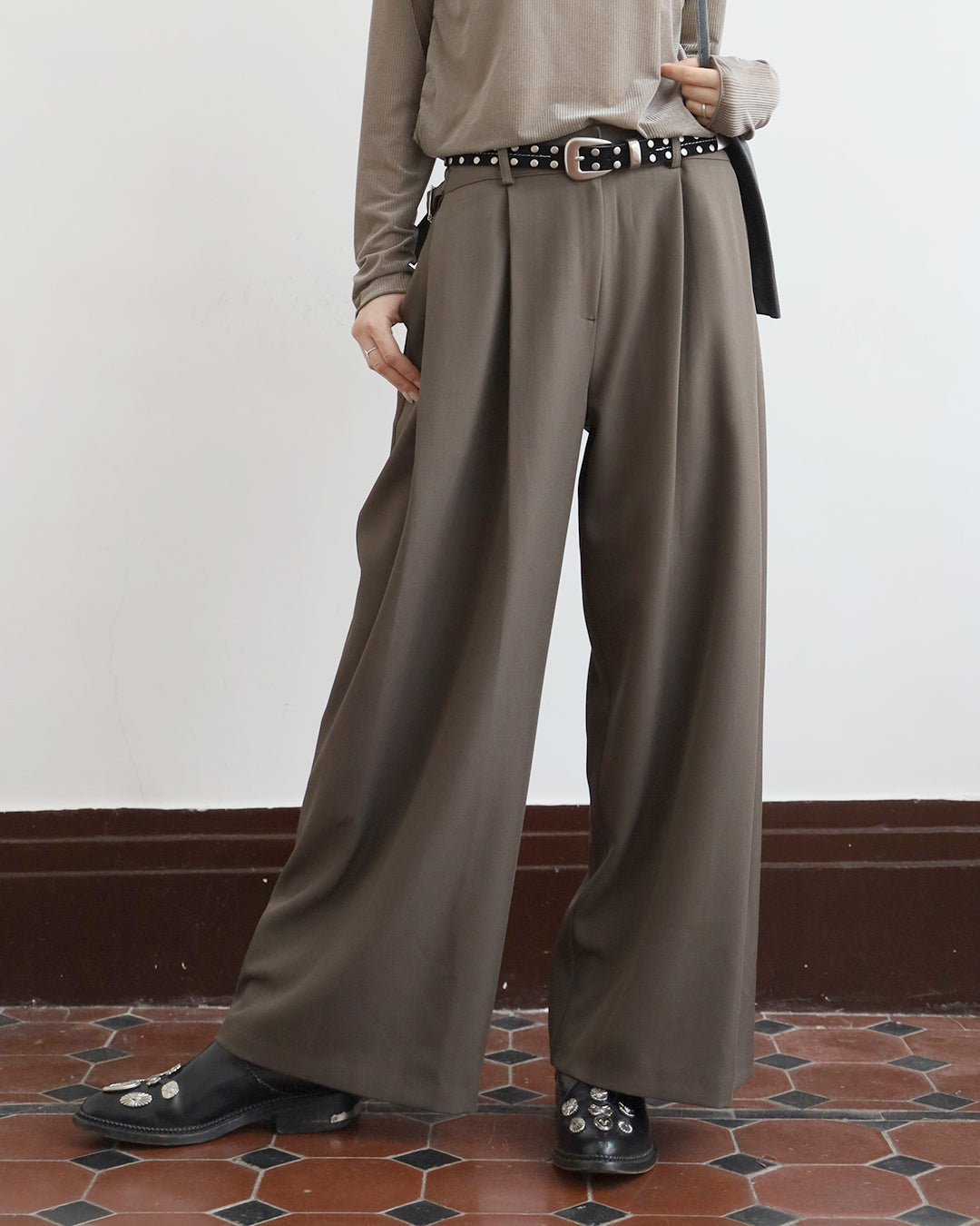 Side Buckles Suit Pants (3 Colors | Size S - L)