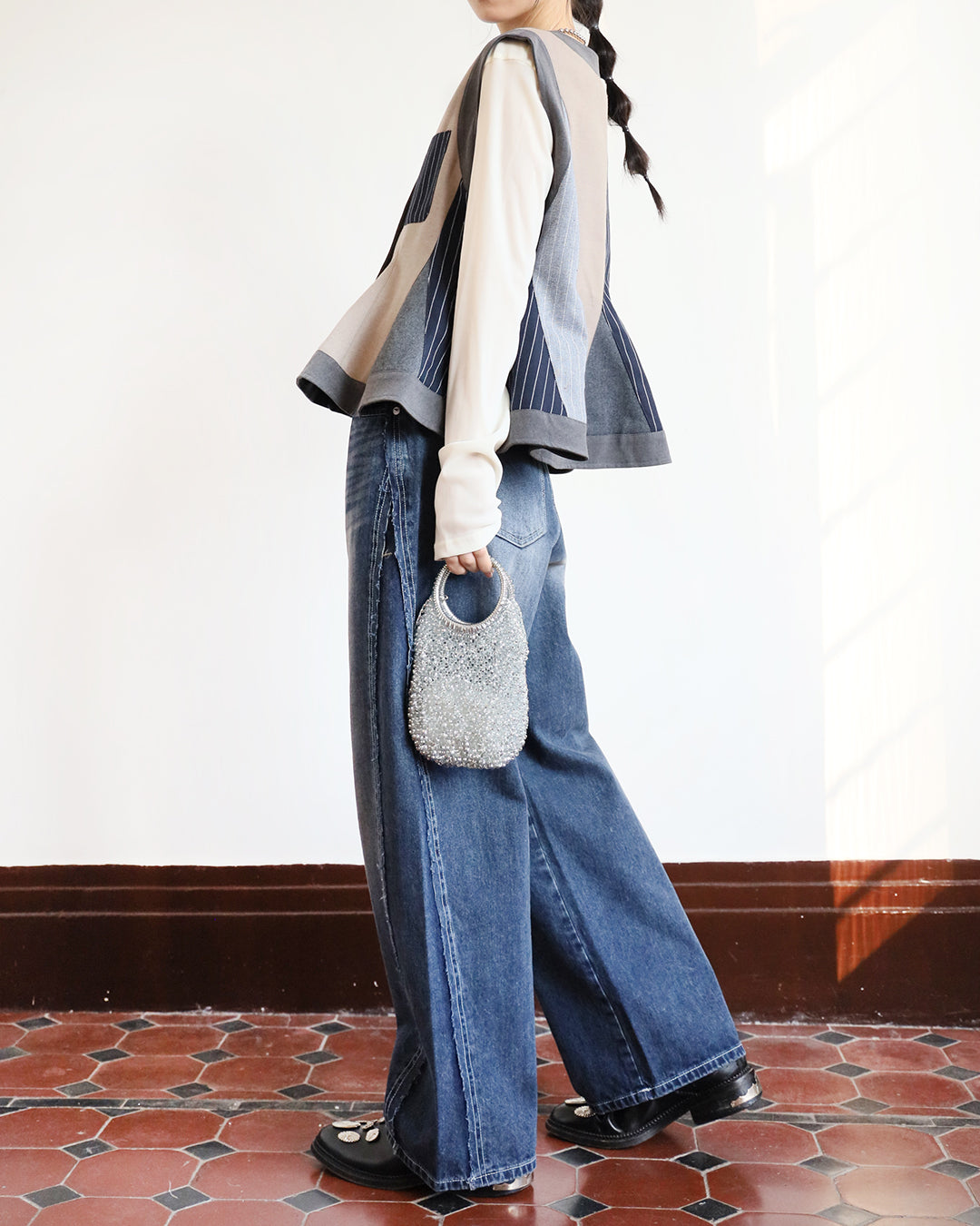 Patchwork Vest (2 colors)