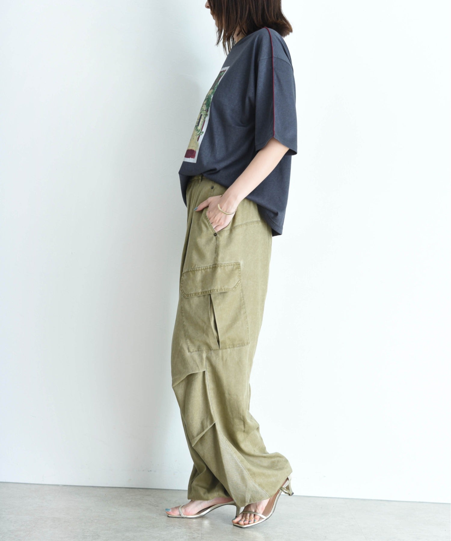 JAPAN BRAND - Washed Denim Cargo Pants (3 Colors)