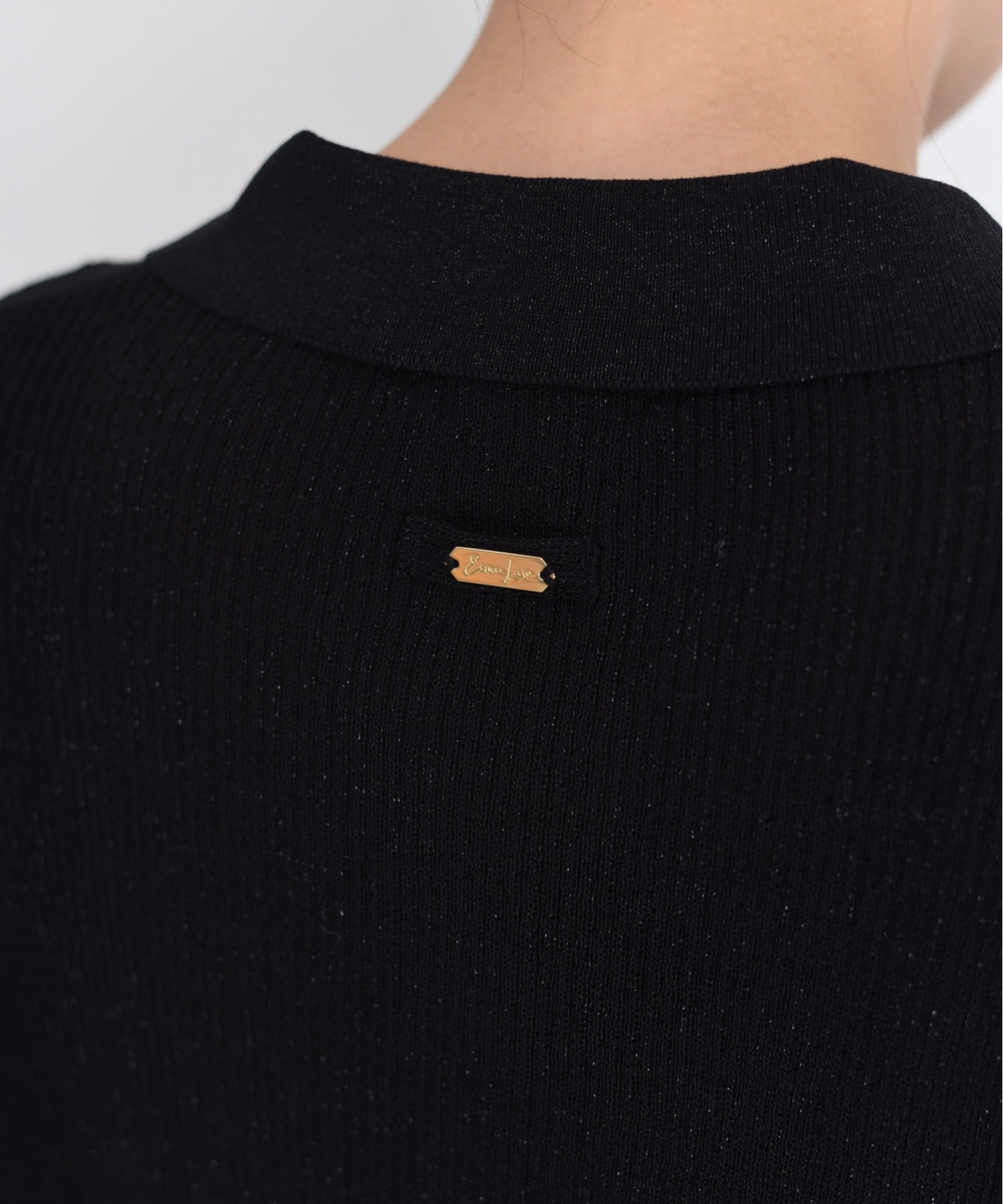 JAPAN BRAND - Metallic Ribbed Knit Top (4 Colors)