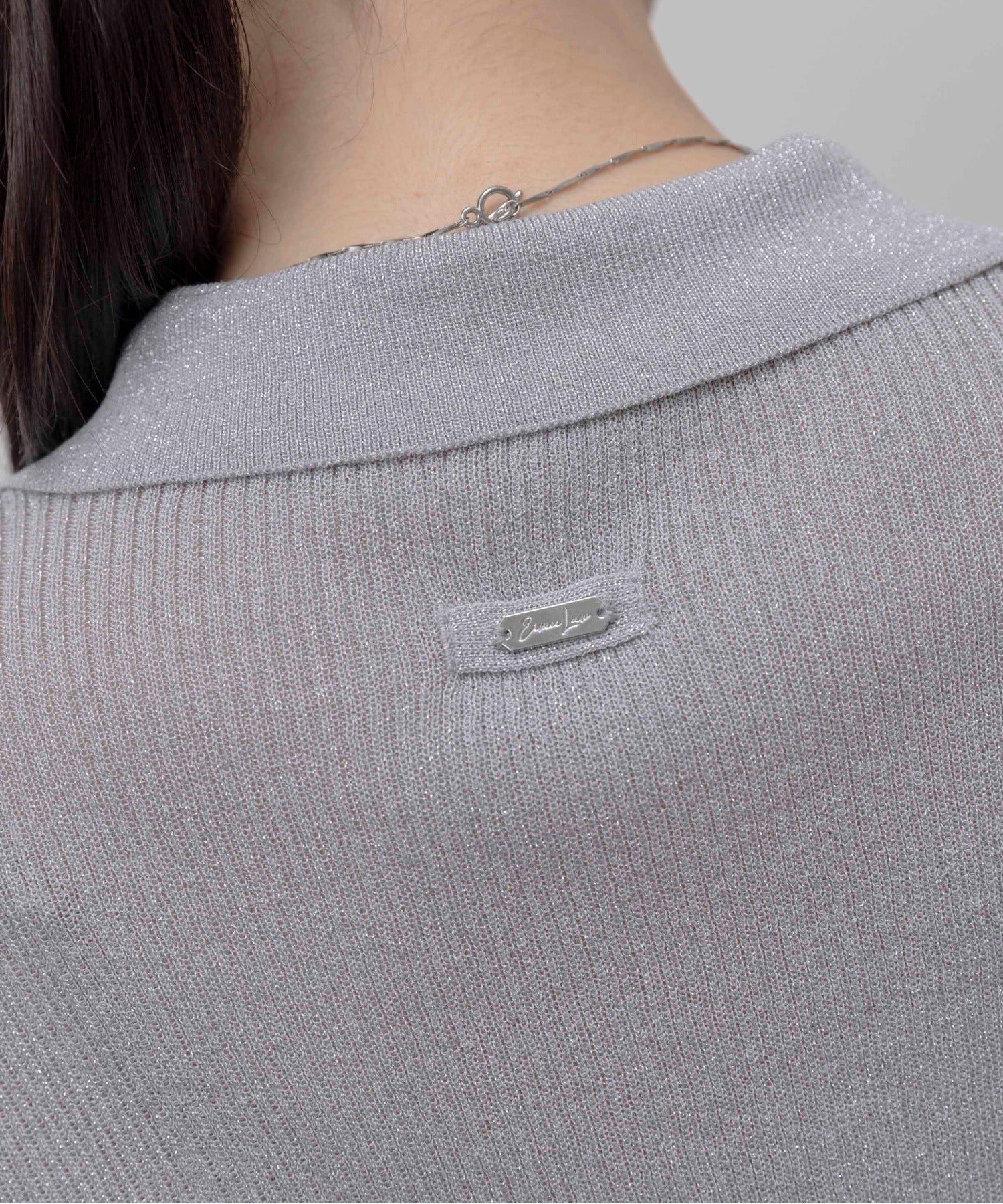 JAPAN BRAND - Metallic Ribbed Knit Top (4 Colors)