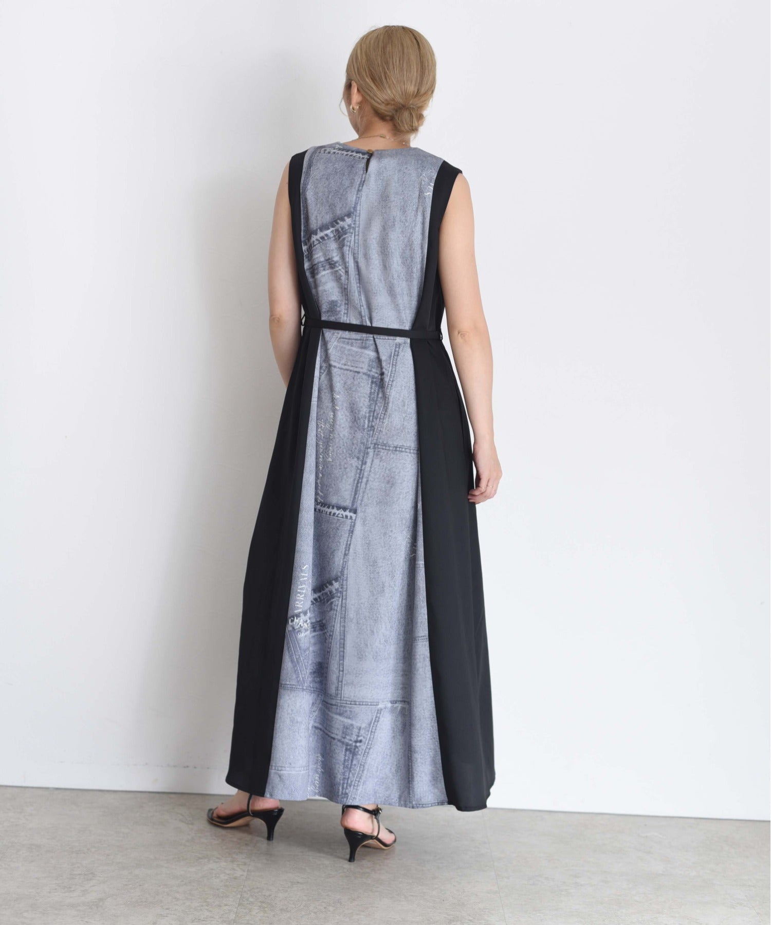 JAPAN BRAND - Fake Print Denim Dress (2 Colors)