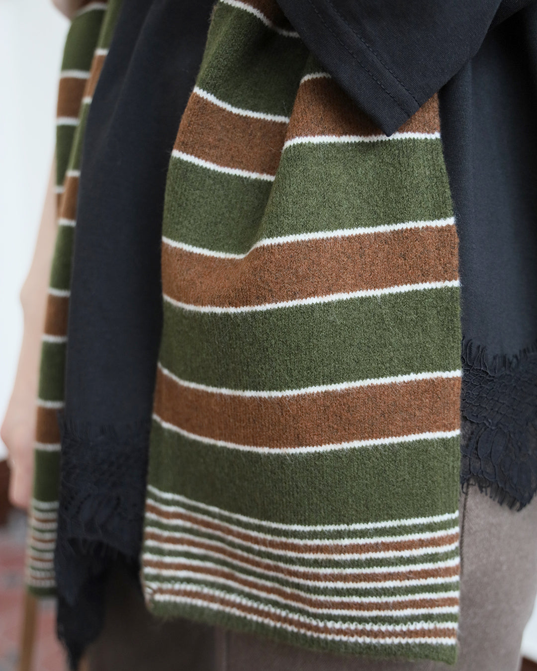 Mix Striped Scarf (4 Colors)
