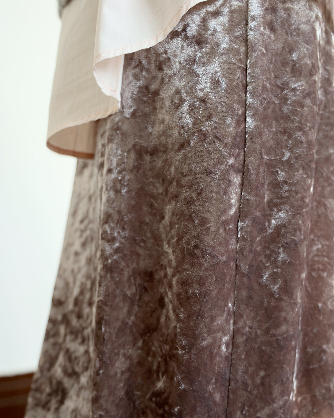 Brushed Velvet Skirt (3-color)