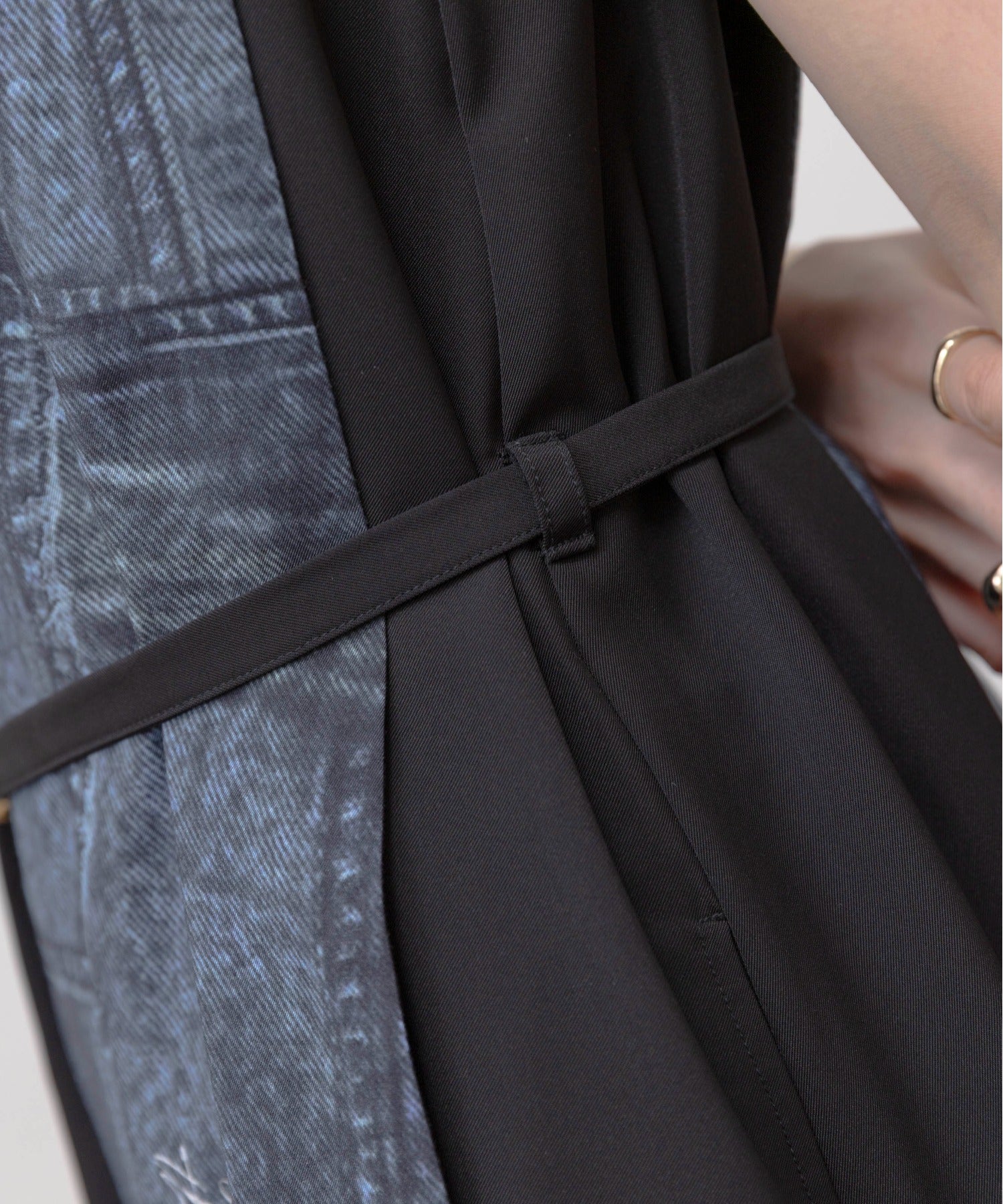 JAPAN BRAND - Fake Print Denim Dress (2 Colors)