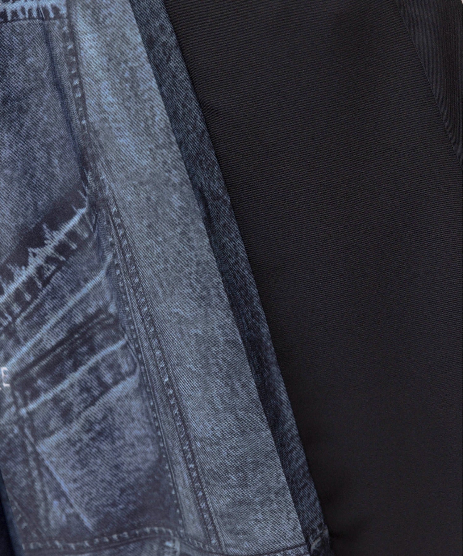 JAPAN BRAND - Fake Print Denim Dress (2 Colors)