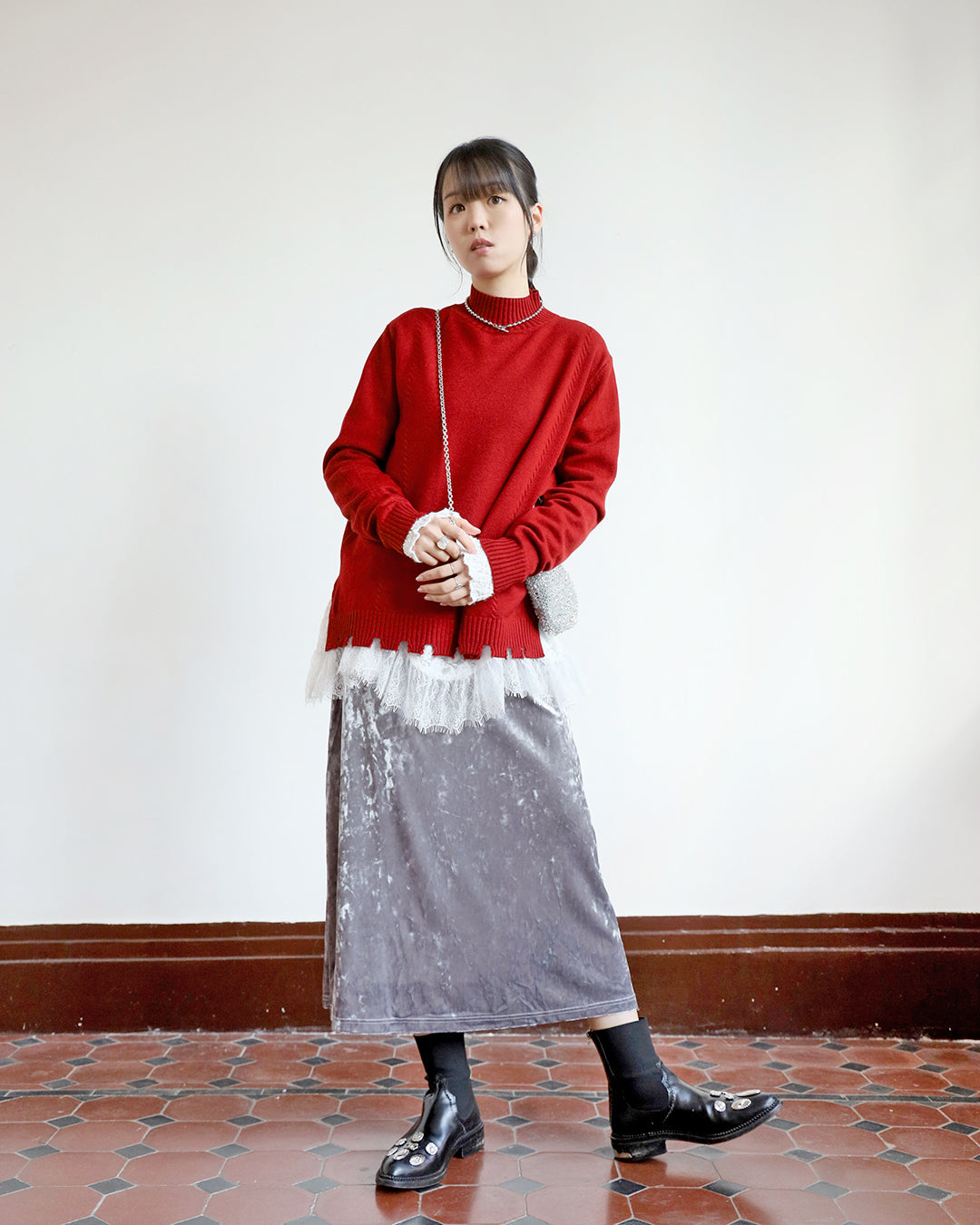 Ripped Hem Knit Top (4 colors)