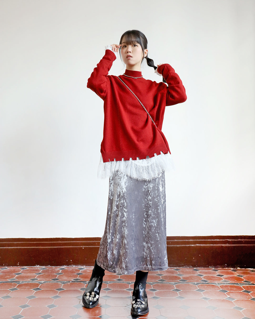 Ripped Hem Knit Top (4 colors)