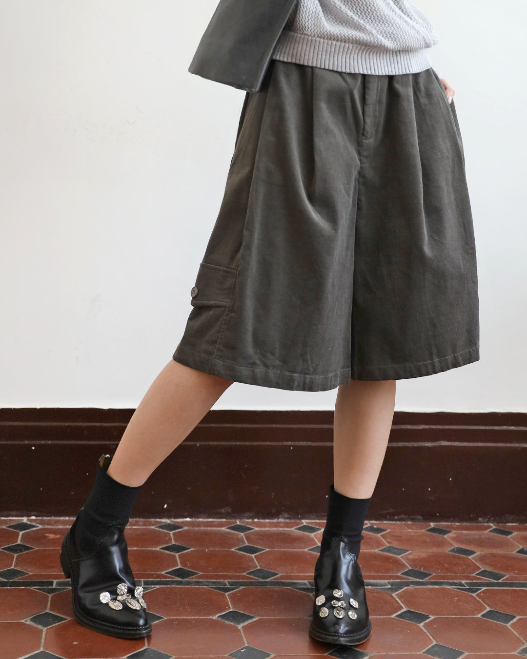 Cargo Cropped Culottes (2 Colors)