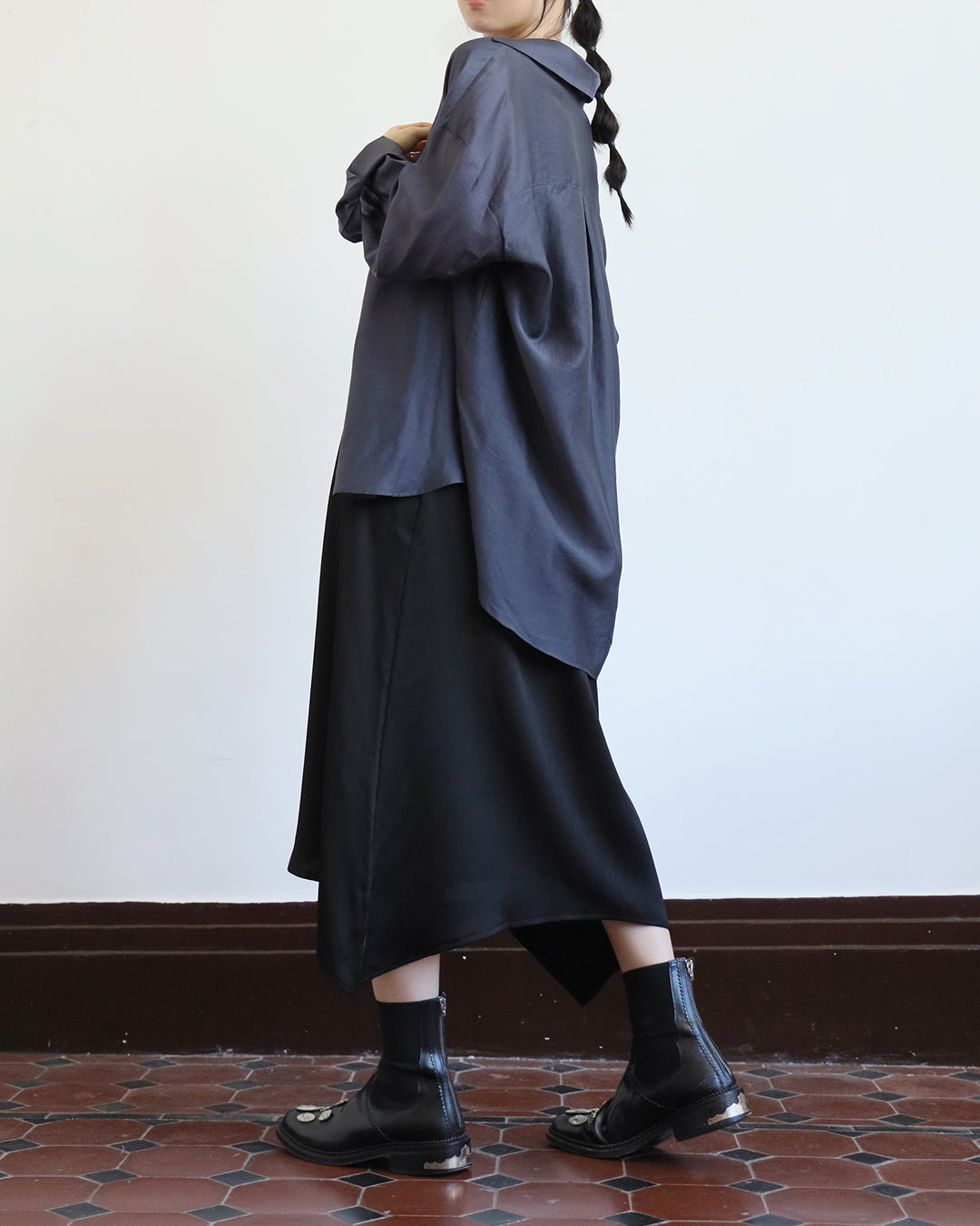 Asymmetric Cami Dress (2 color)