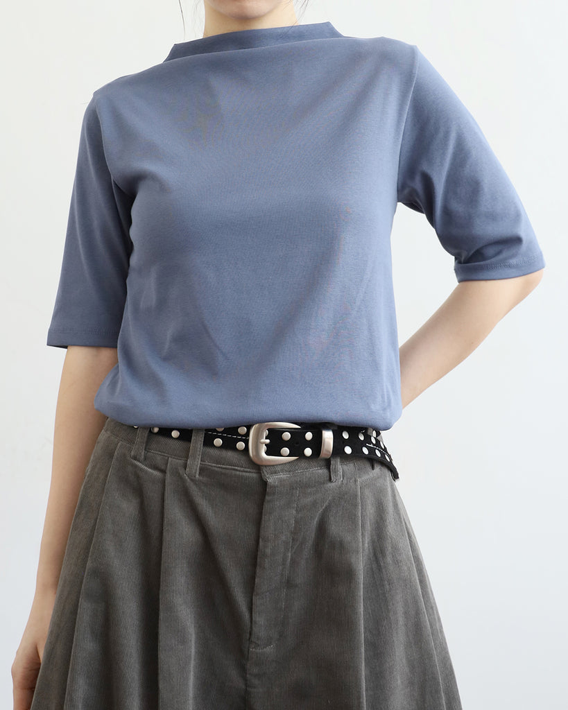 Basic Mock Neck Top (6 Colors)