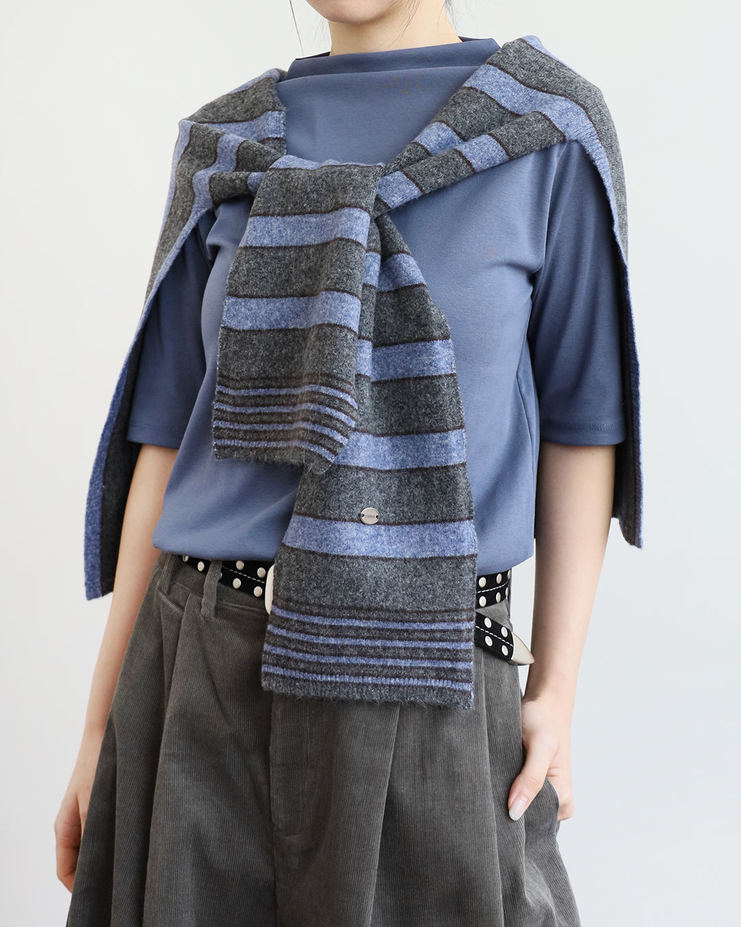 Mix Striped Scarf (4 Colors)