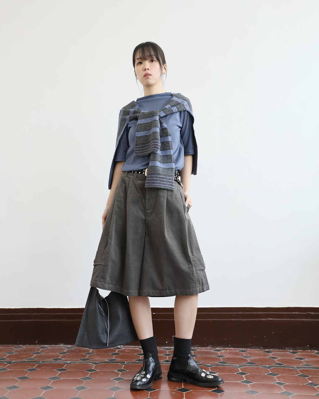 Mix Striped Scarf (4 Colors)
