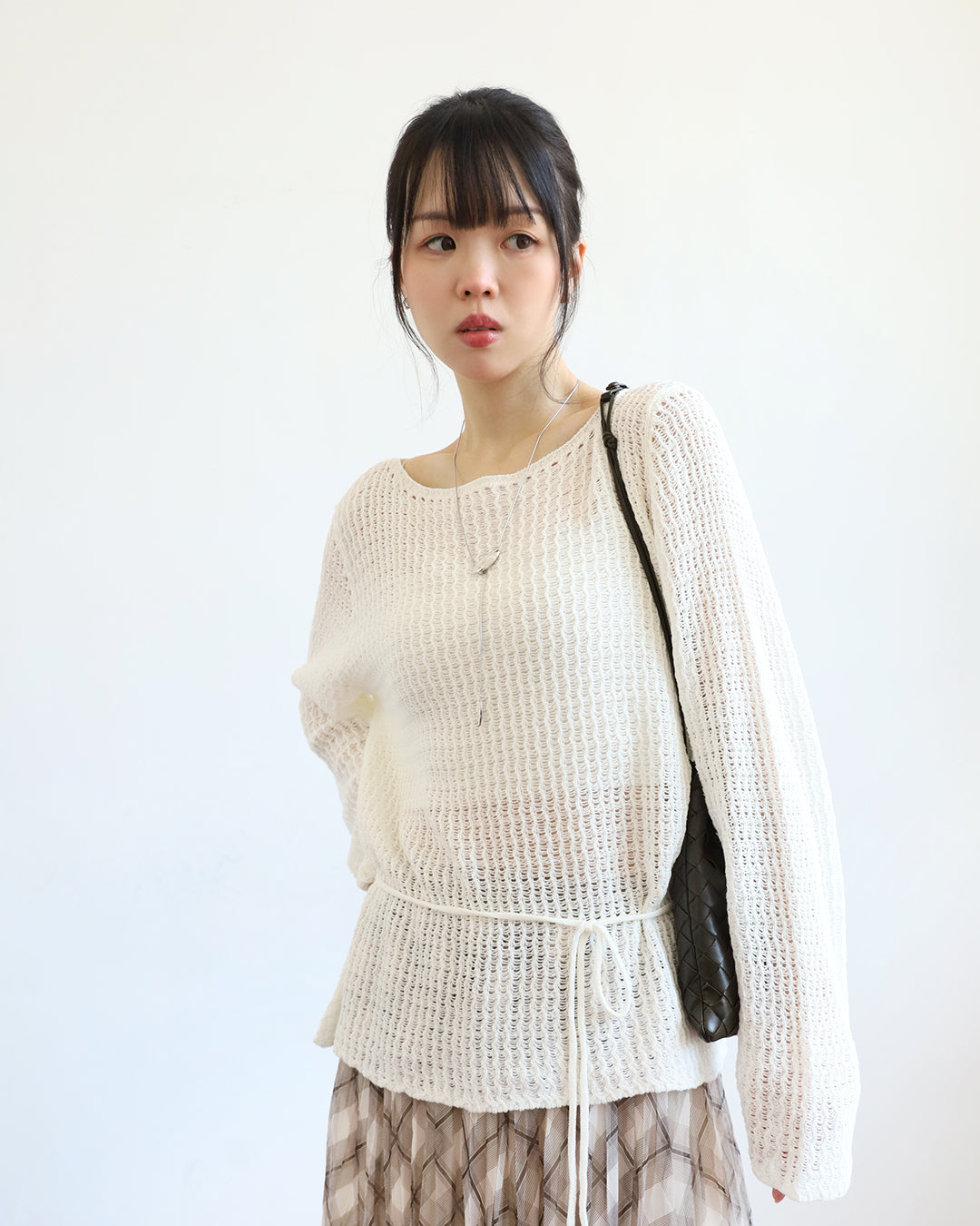Summer Knit Top w/ Belt