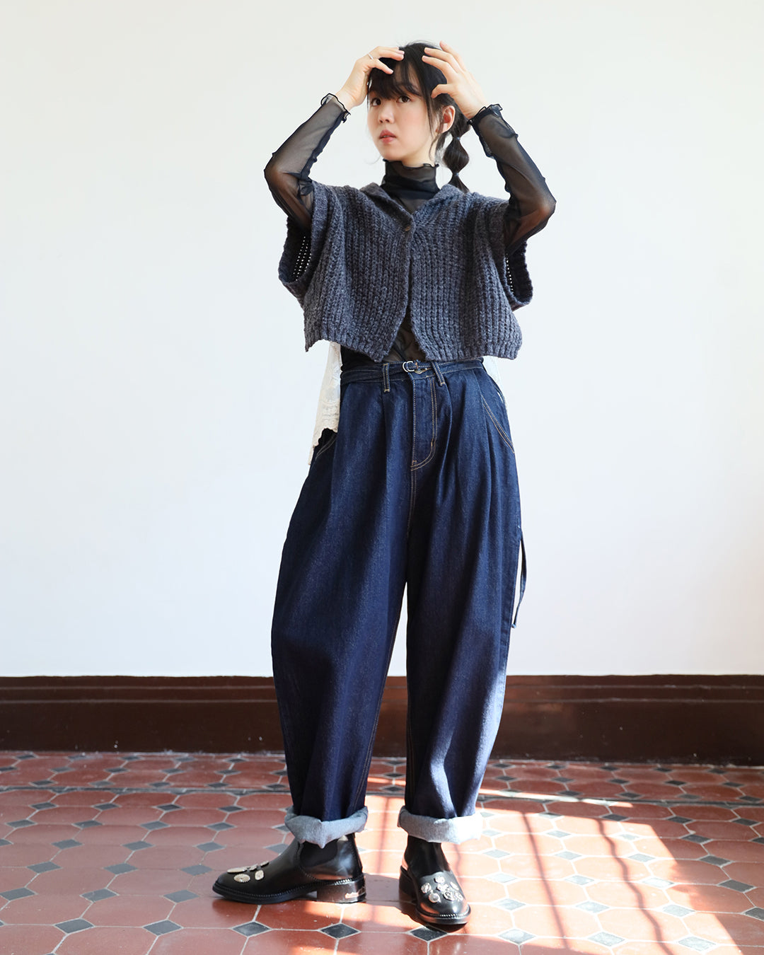 Boyfriend Peg Leg Jeans