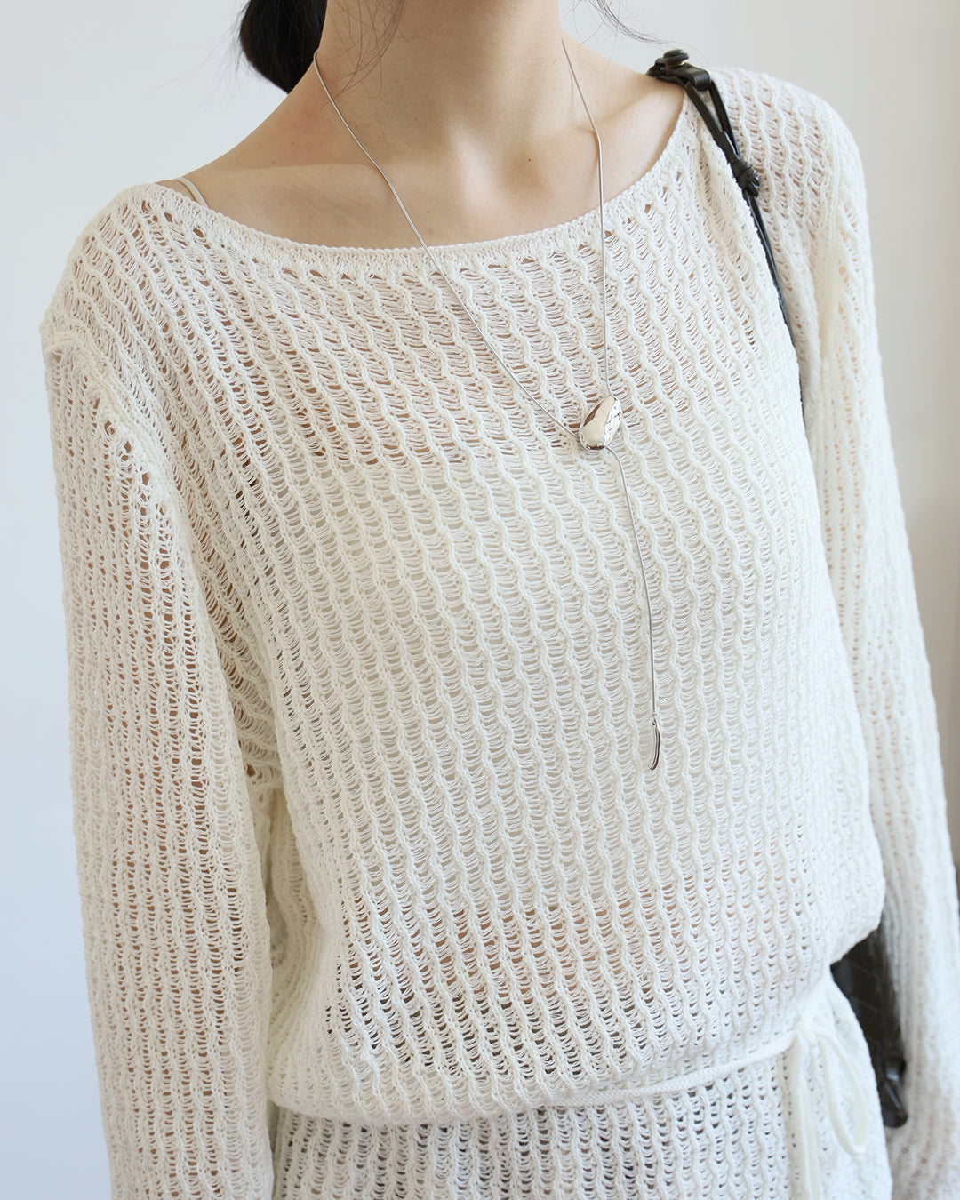 Summer Knit Top w/ Belt