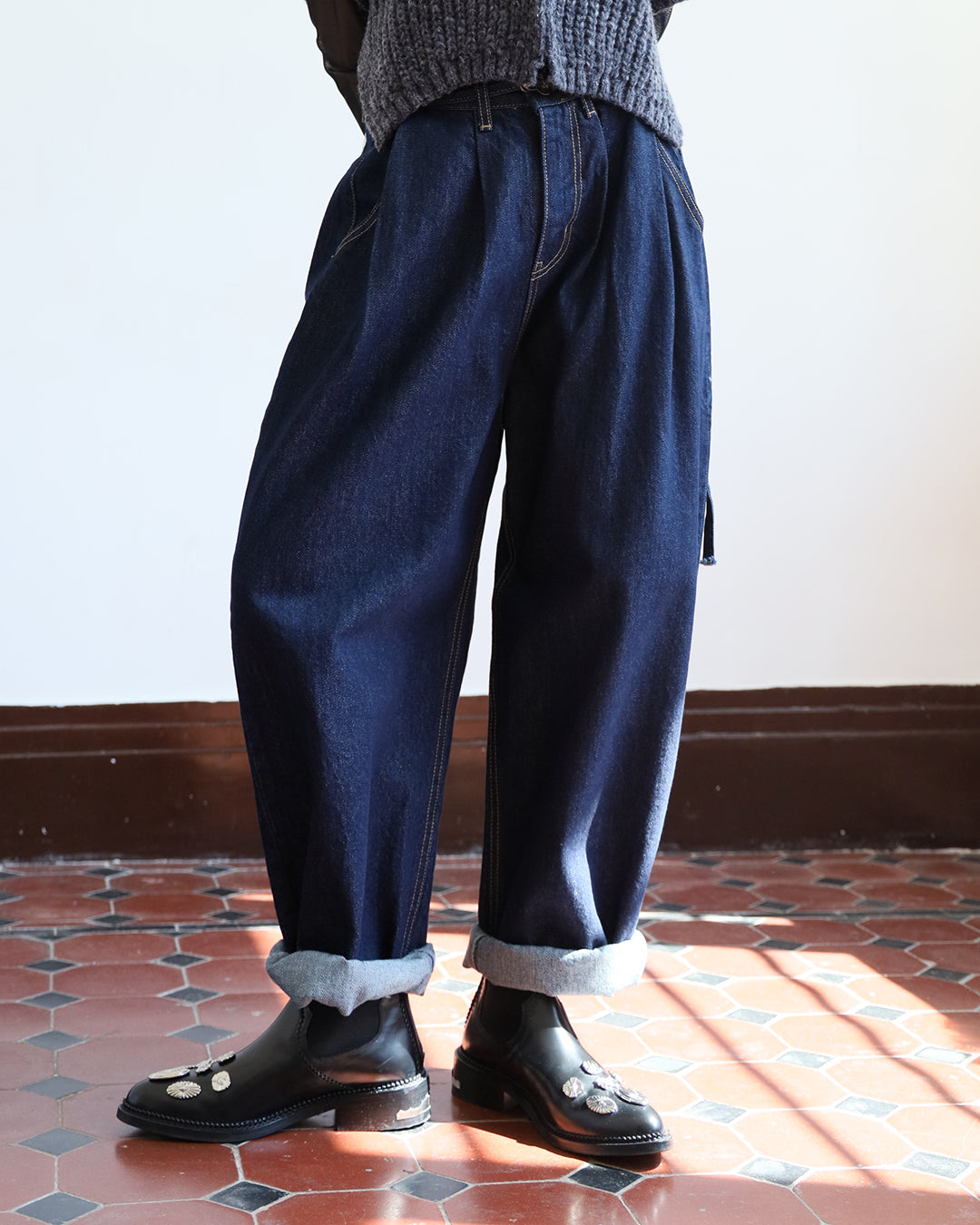 Boyfriend Peg Leg Jeans