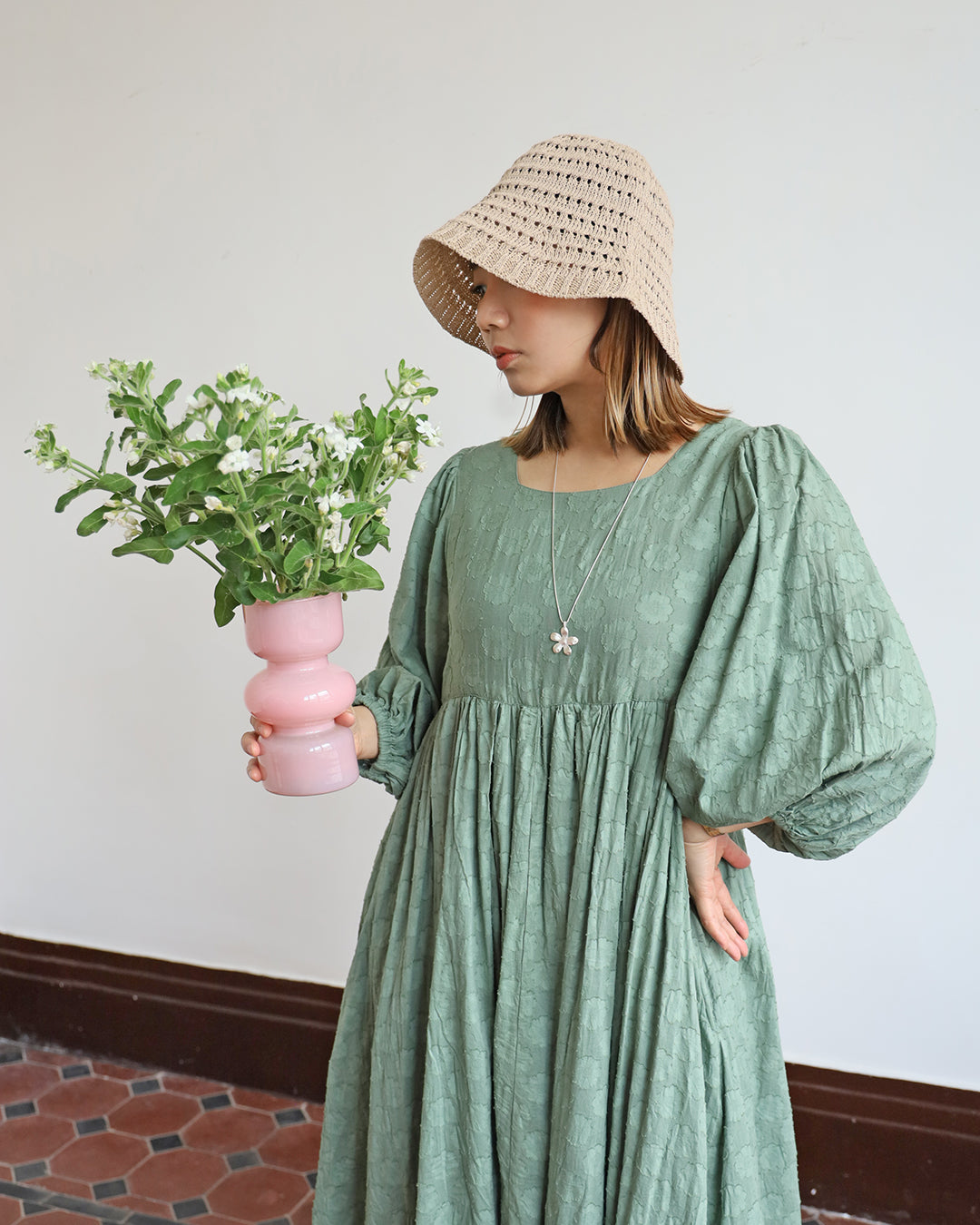 Summer Crochet Bucket Hat (6 color)