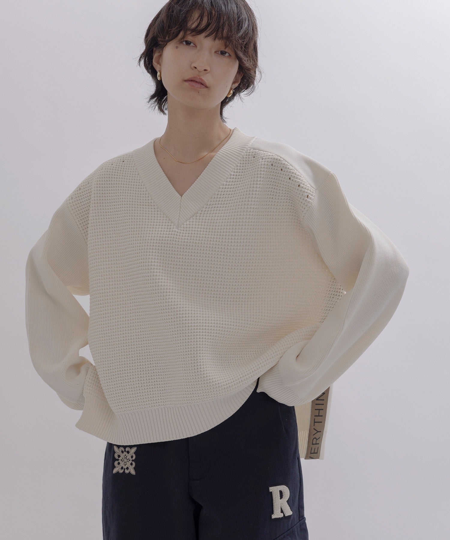 Side Splited Knit Top (2 Colors)