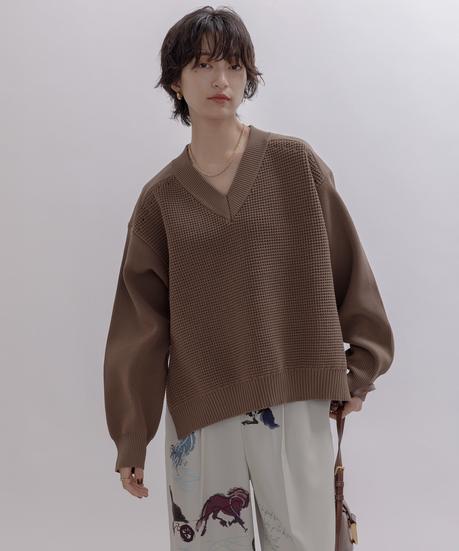 Side Splited Knit Top (2 Colors)