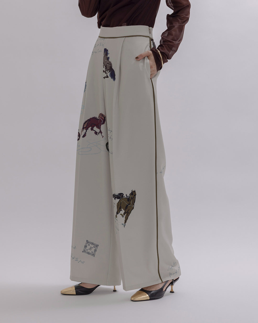 Hose Print Pants