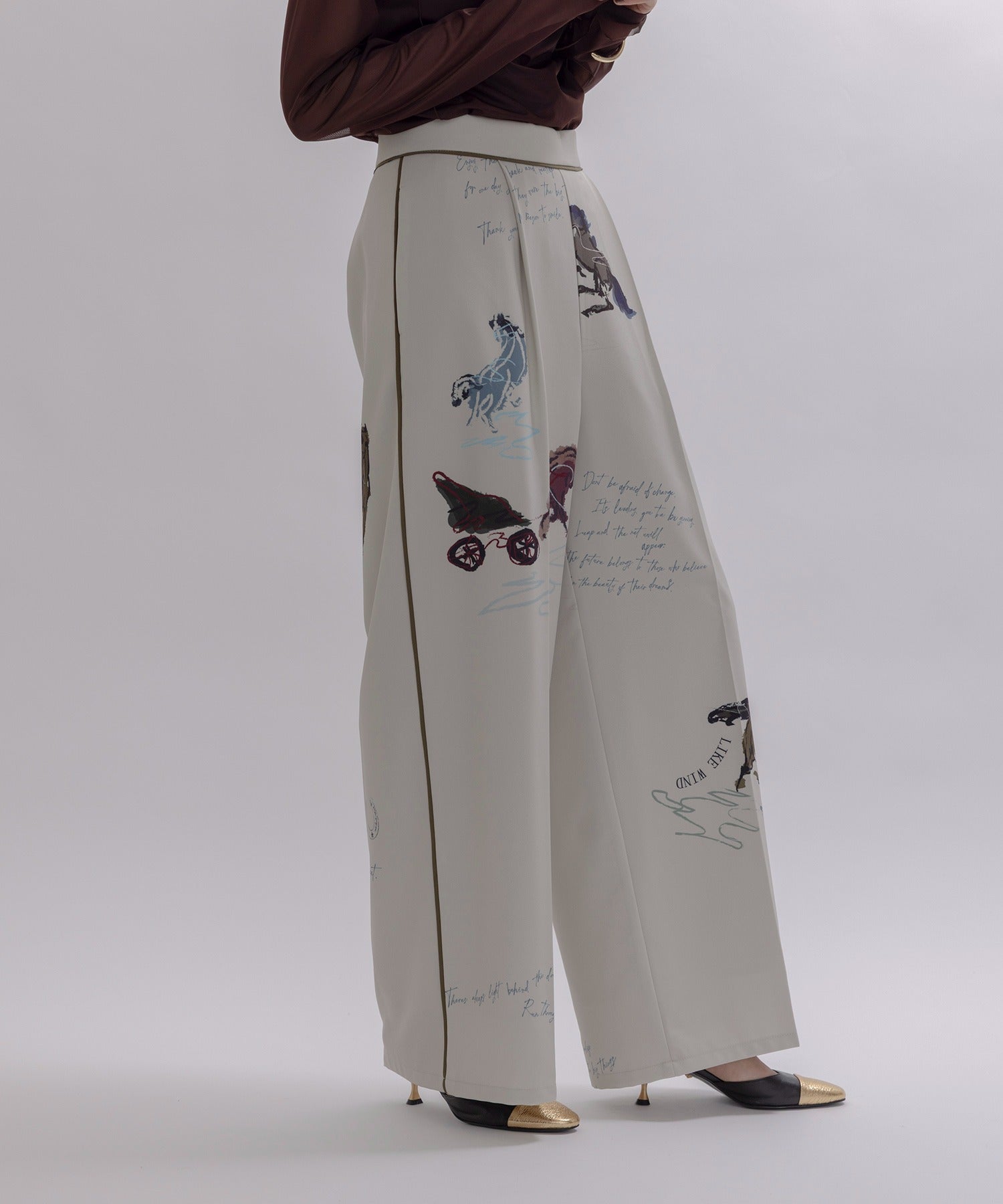 Hose Print Pants