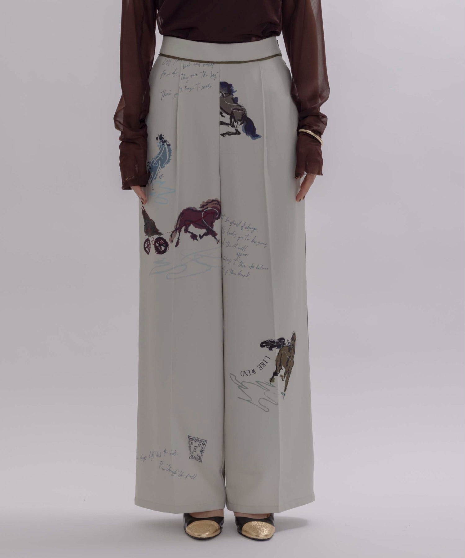 Hose Print Pants