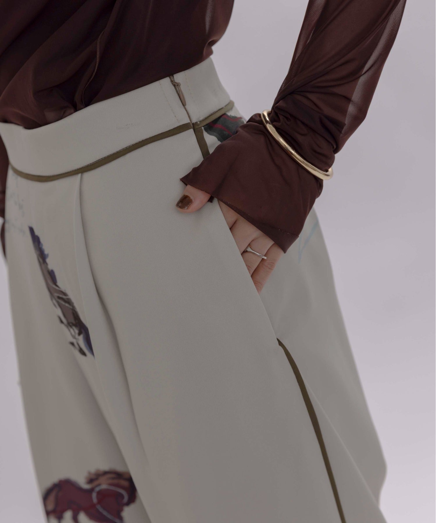 Hose Print Pants