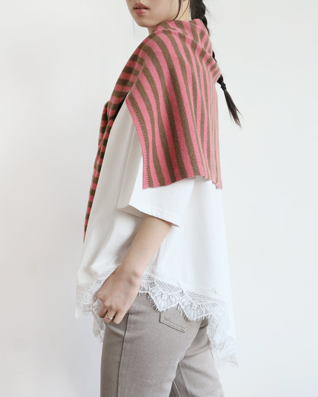 Striped Wool Scarf (7 Colors)