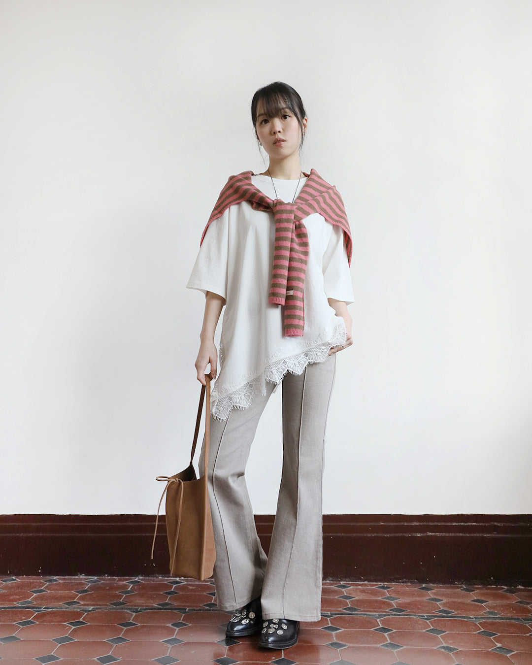 Striped Wool Scarf (7 Colors)