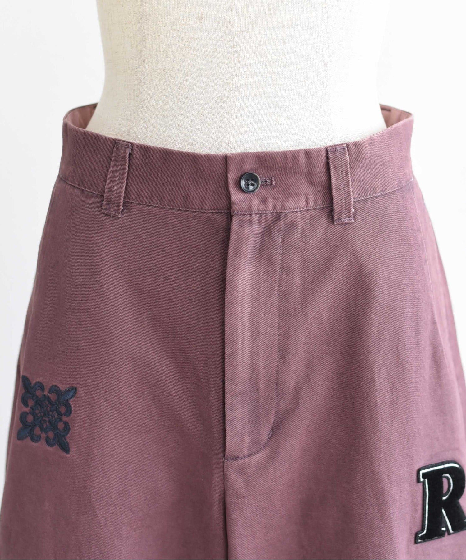 Embroidery Cargo Pants (3 Colors)