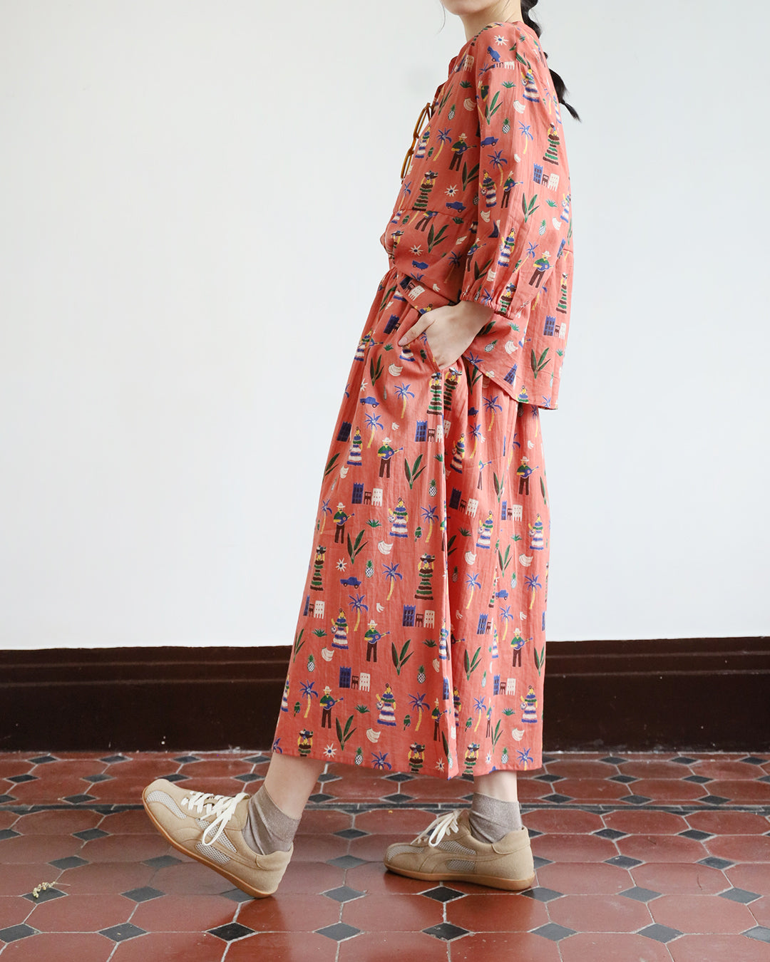 Hawaii Pattern Skirt (2 Color)