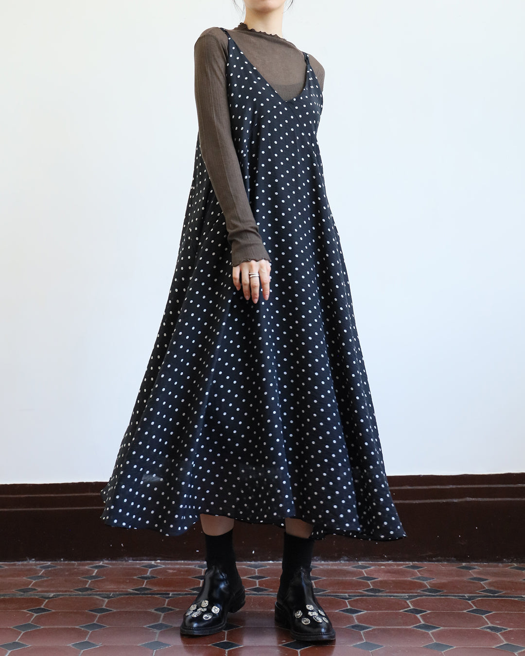 Polka Dot Cami Dress (2 color)