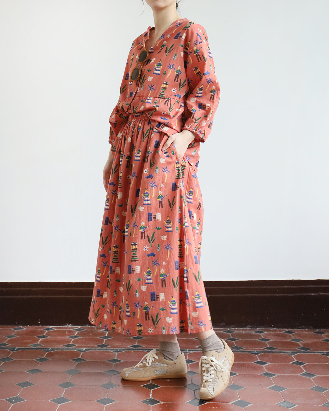 Hawaii Pattern Skirt (2 Color)