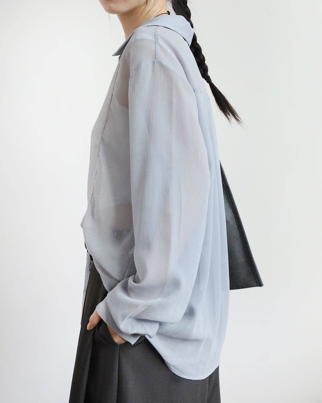 Crinkle Fabric Shirt (7 Colors)