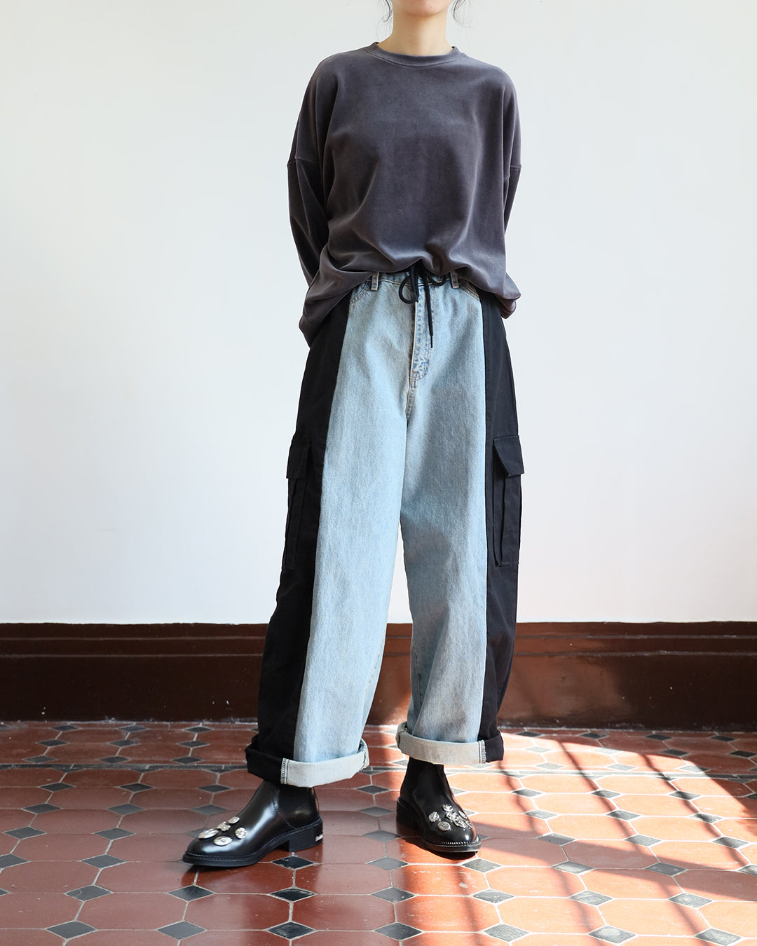Basic Velvet Textured Top (3 color)