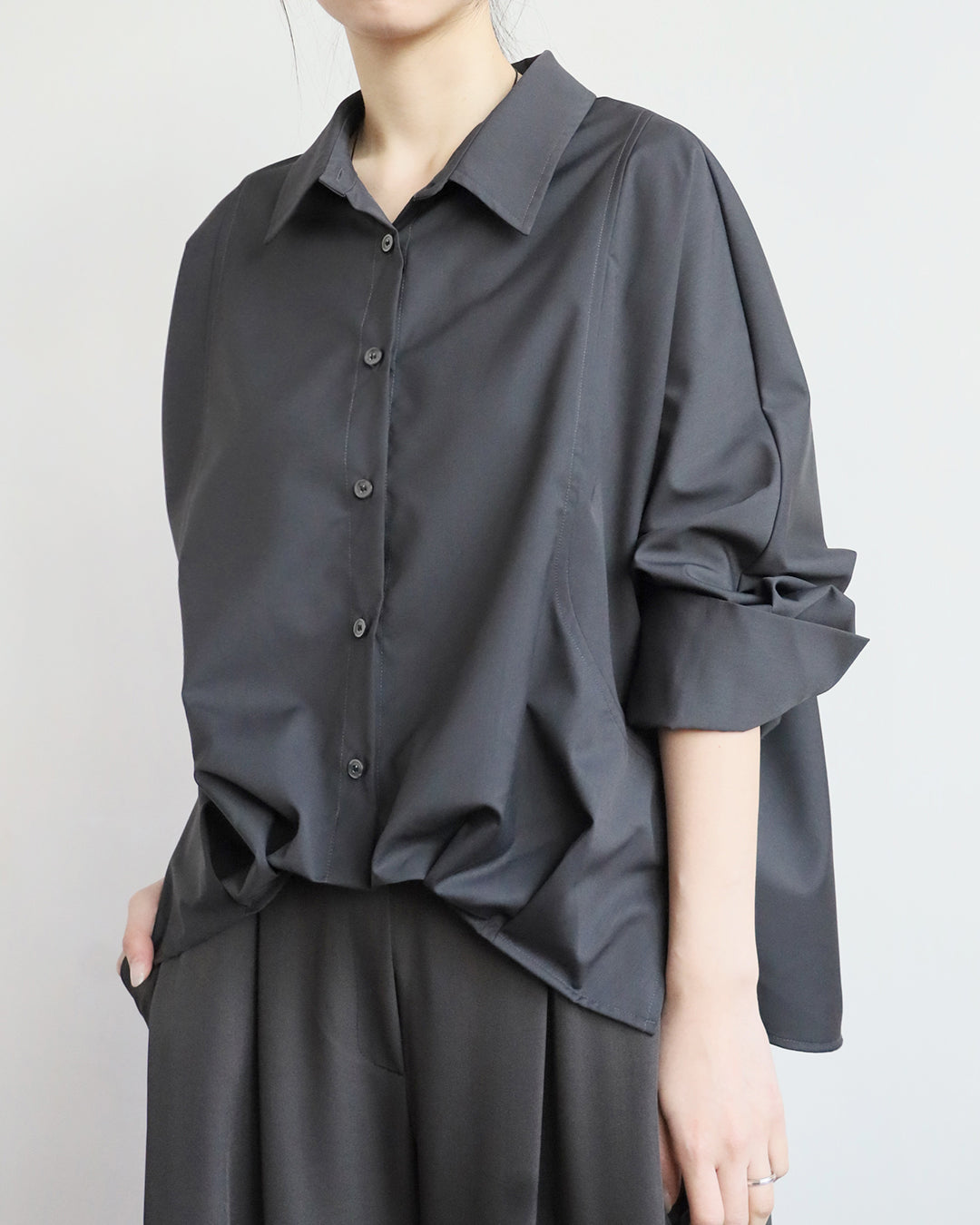 The Mock-Tuck Shirt (3 Colors)