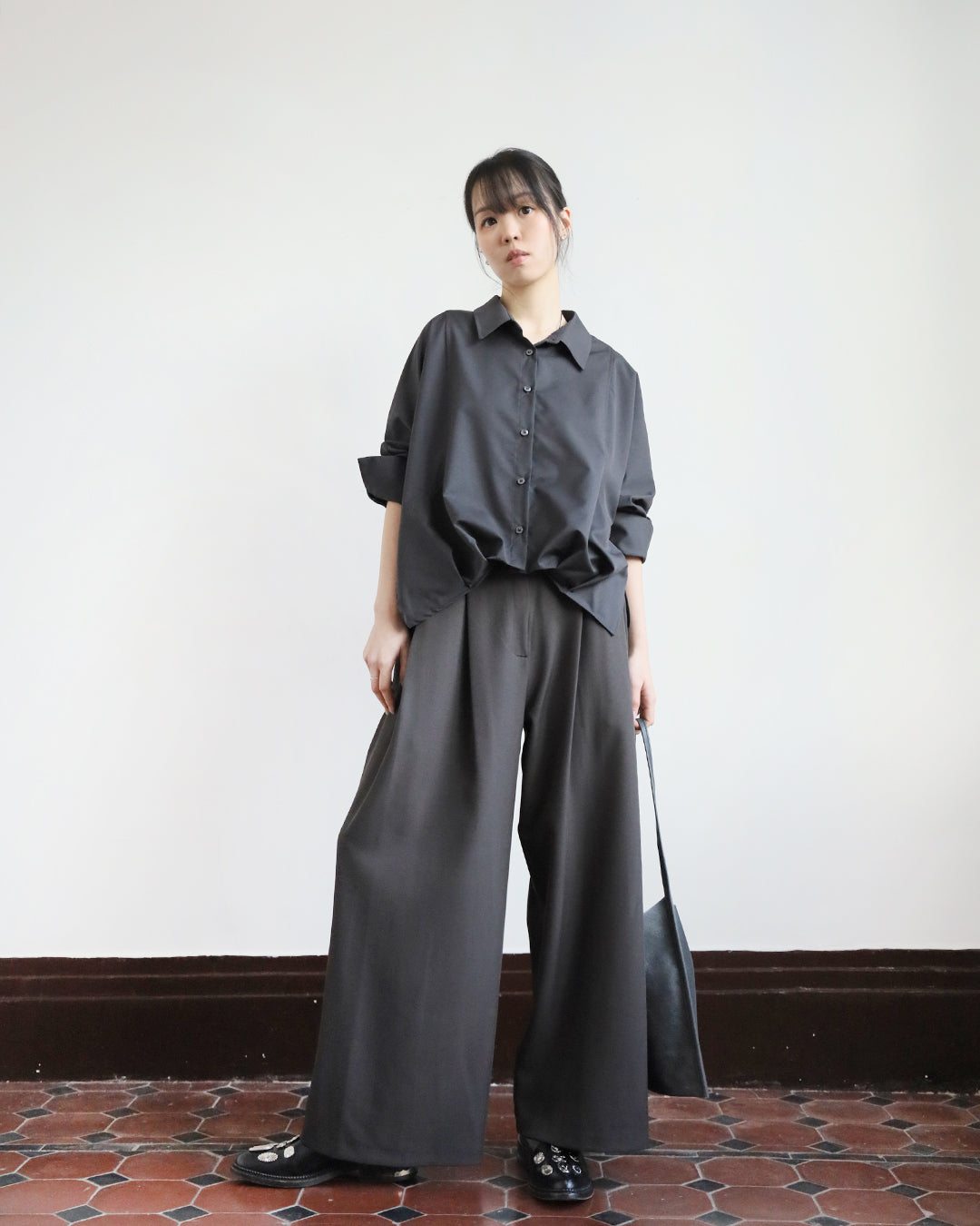 The Mock-Tuck Shirt (3 Colors)