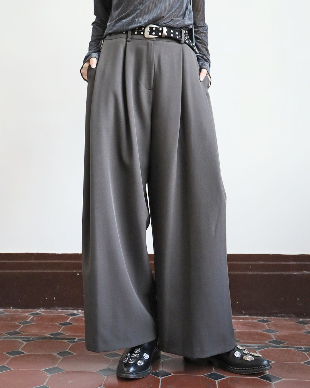 Side Buckles Suit Pants (3 Colors | Size S - L)