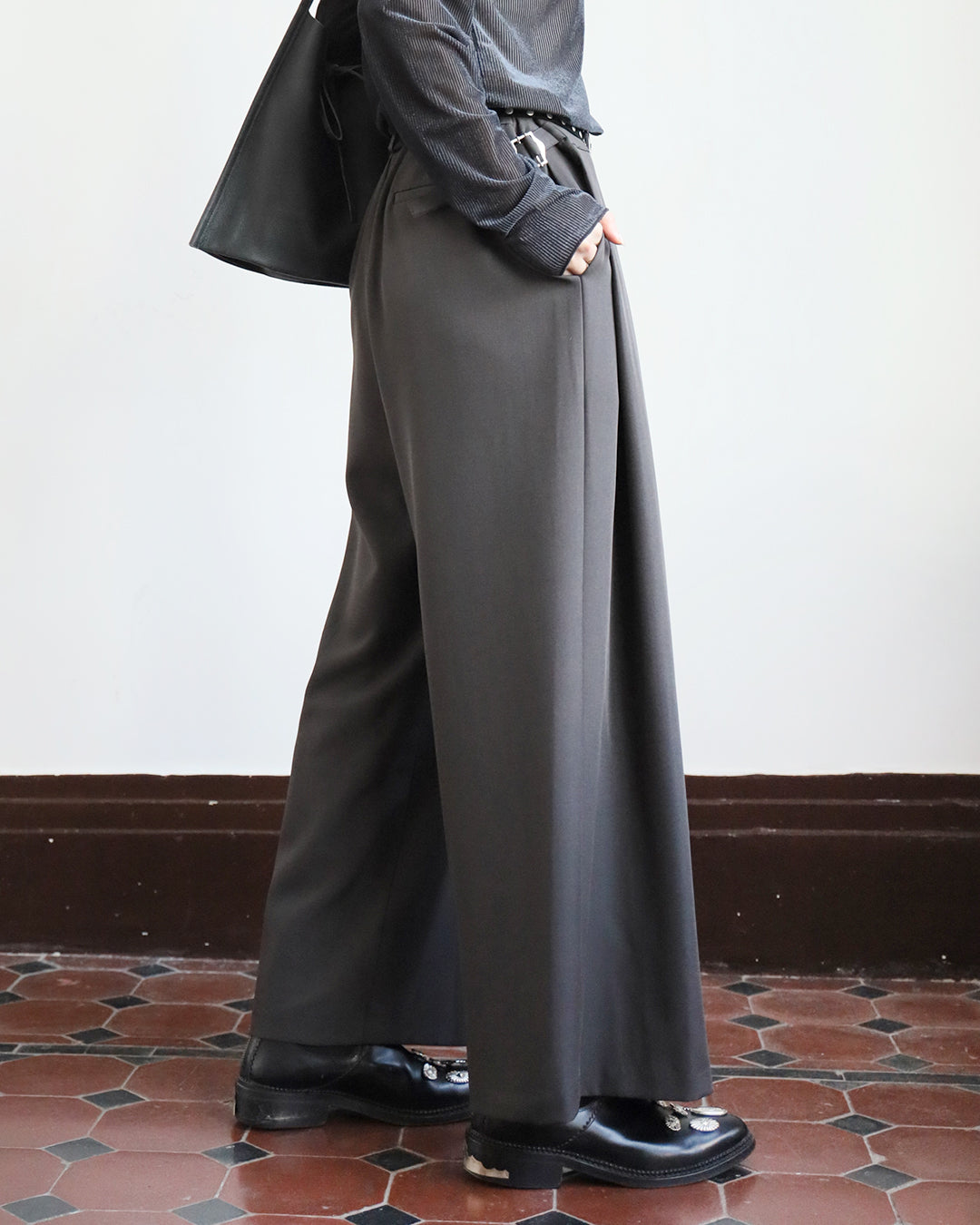 Side Buckles Suit Pants (3 Colors | Size S - L)