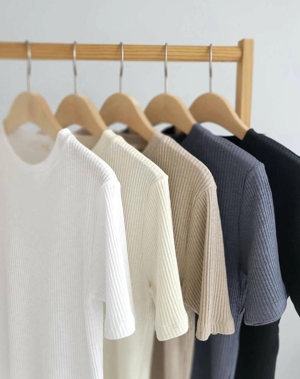 Basic Ribbed Top (5 color)