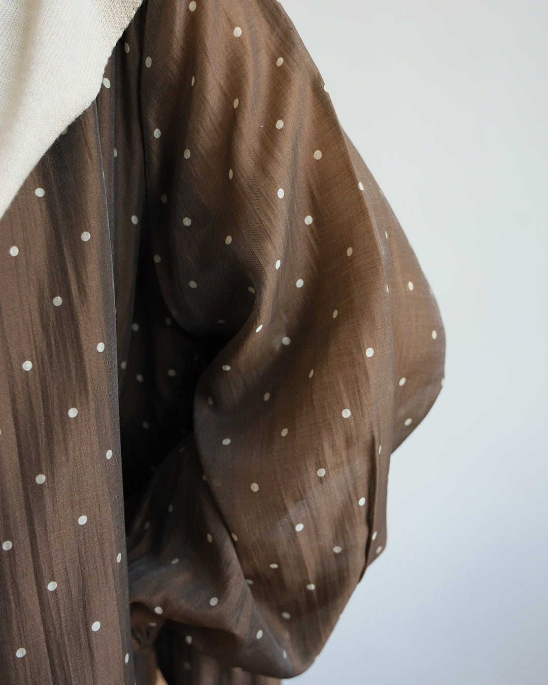 Polka Dot Silky Dress (2 color)