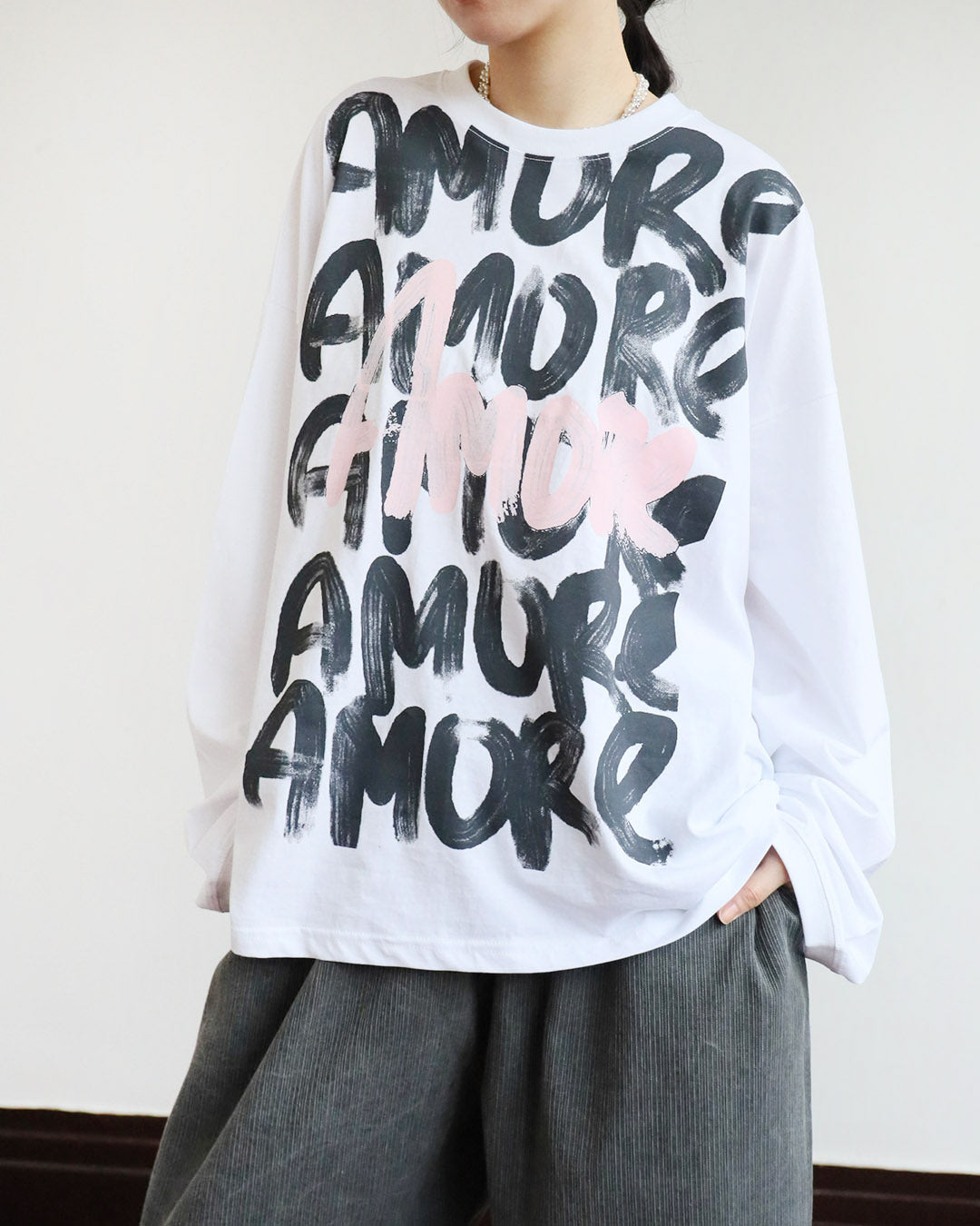 Amore Printed Tee (2 color)