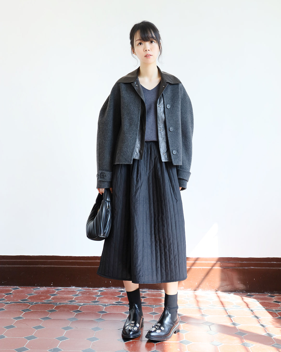 Pocket Quilted Skirt