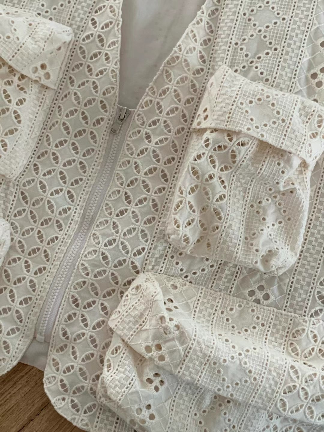 Lace Pocket Vest