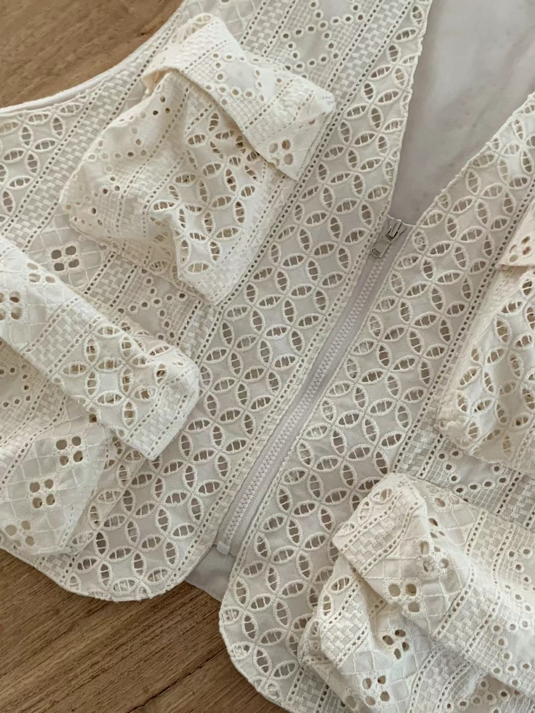 Lace Pocket Vest