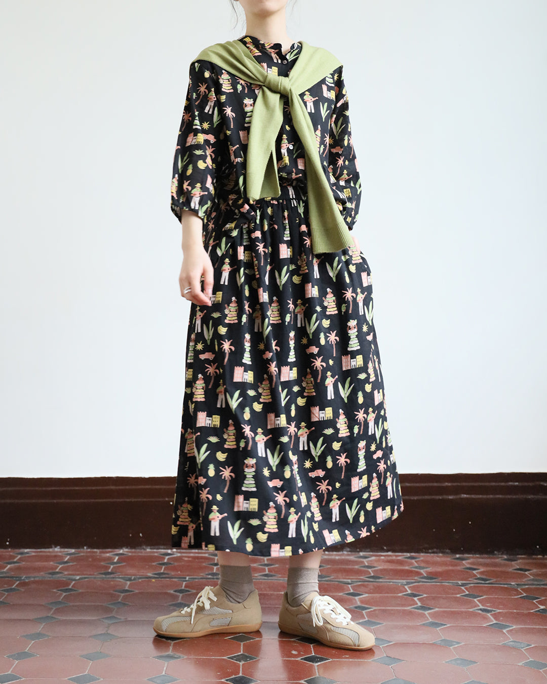 Hawaii Pattern Skirt (2 Color)