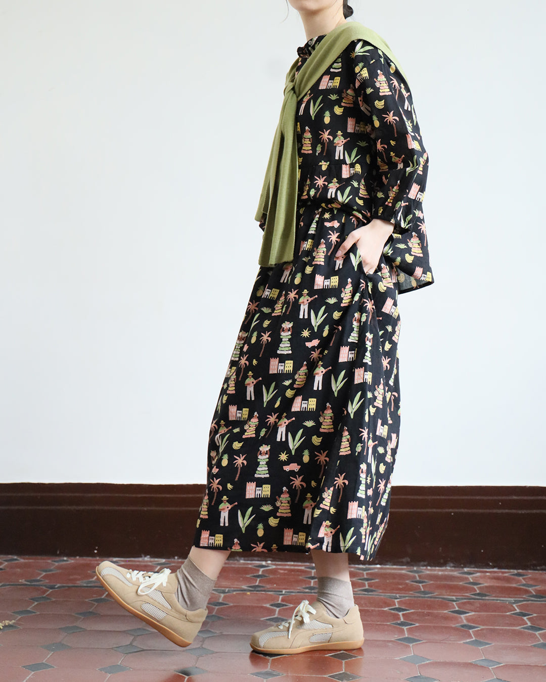 Hawaii Pattern Skirt (2 Color)